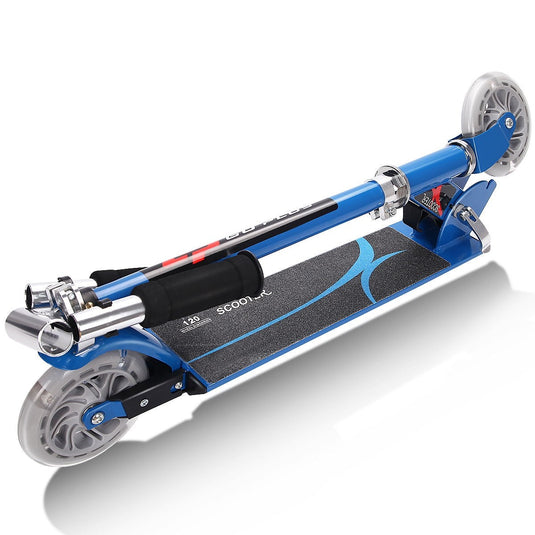 Folding Kick Scooter for Kids, 2 Flash Wheels Deluxe Aluminum - GoplusUS