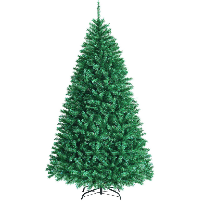 Load image into Gallery viewer, Goplus Artificial Christmas Tree, Hinged Unlit Full Xmas Pine Tree, Quick Set-Up, for Indoor Home Office Holiday Decoration - GoplusUS
