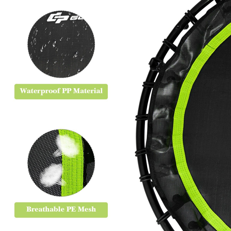 Load image into Gallery viewer, 40&#39;&#39; Folding Fitness Trampoline, Portable Mini Exercise Rebounder - GoplusUS
