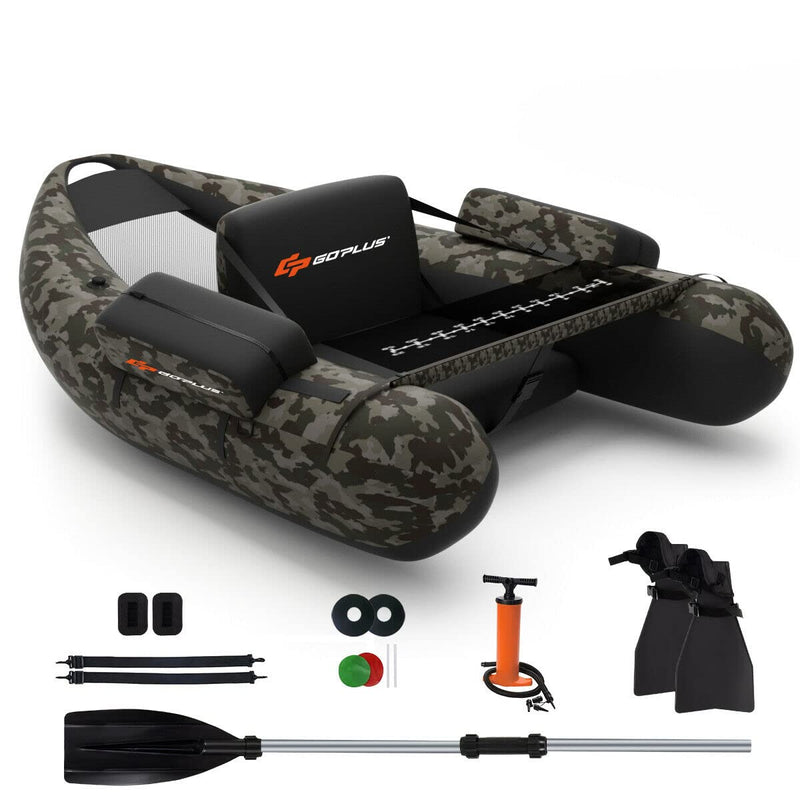 Load image into Gallery viewer, Inflatable Fishing Float Tube, with Storage Pockets - GoplusUS
