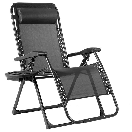 Zero Gravity Chair, 500-lb Capacity Oversized Recliner with Cup Holder