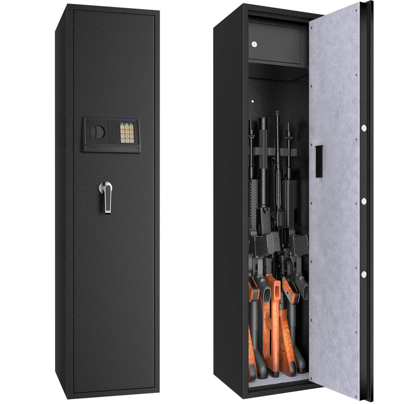 Load image into Gallery viewer, Rifle Gun Safe, Large Long Gun Safe w/Separate Pistol Lock Box
