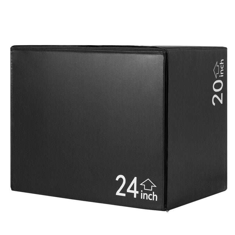Load image into Gallery viewer, 3-in-1 Jumping Box, Height Adjustment Fitness Foam Plyometric Box - GoplusUS
