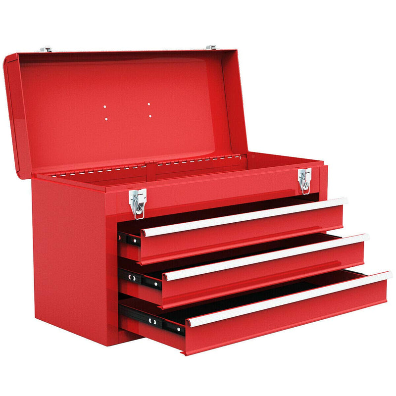 Load image into Gallery viewer, Tool Chest 20-Inch Portable Tool Box Steel Cabinet
