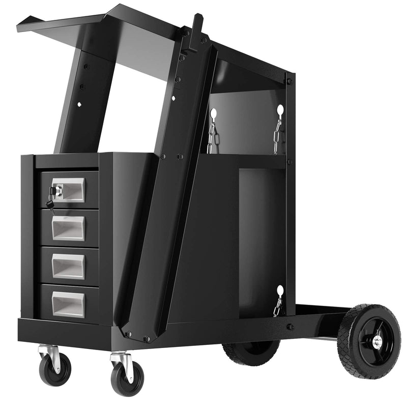Load image into Gallery viewer, Welder Cart, MIG TIG ARC Welding Plasma Cutter Tank Storage
