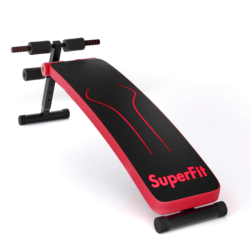 Load image into Gallery viewer, Adjustable Sit Up Bench, Abdominal Training Workout Slant Bench - GoplusUS
