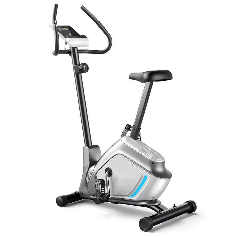 Load image into Gallery viewer, Goplus Magnetic Stationary Upright Exercise Bike, Indoor Cycling Bike w/ 8-level Resistances - GoplusUS
