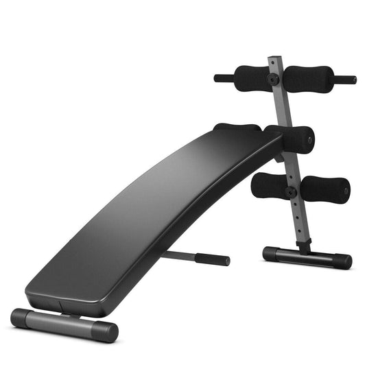 Adjustable Bench Sit up Bench Slant Board Decline Ab Bench Crunch Board - GoplusUS