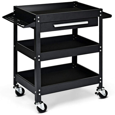 330 LBS Capacity 3-Tray Rolling Utility Cart - Goplus