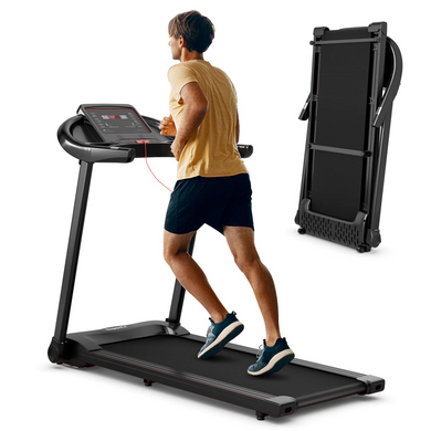 Goplus 2.25HP Electric Folding Treadmill, Portable Superfit Treadmill W/APP Control - GoplusUS