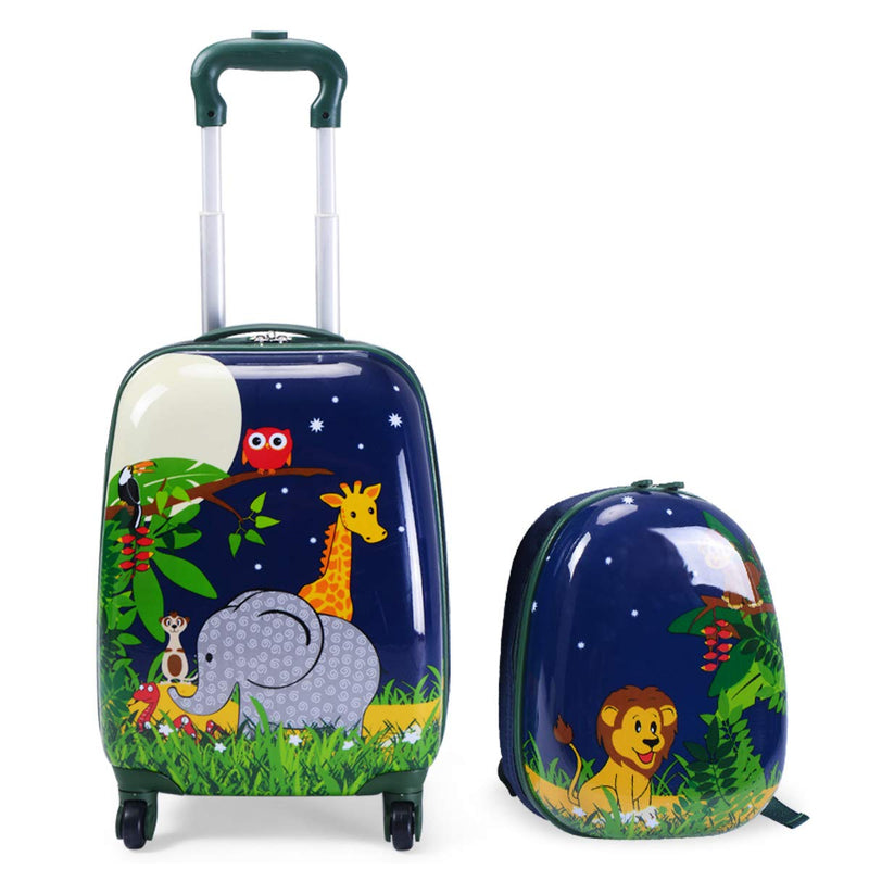 Load image into Gallery viewer, 2PC Kids Luggage, 12&quot; &amp; 16&quot; Kids Carry On Luggage Set - GoplusUS
