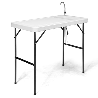 Portable Folding Table Fish Fillet Hunting Cleaning Cutting Camping Picnic Outdoor Gardening Table