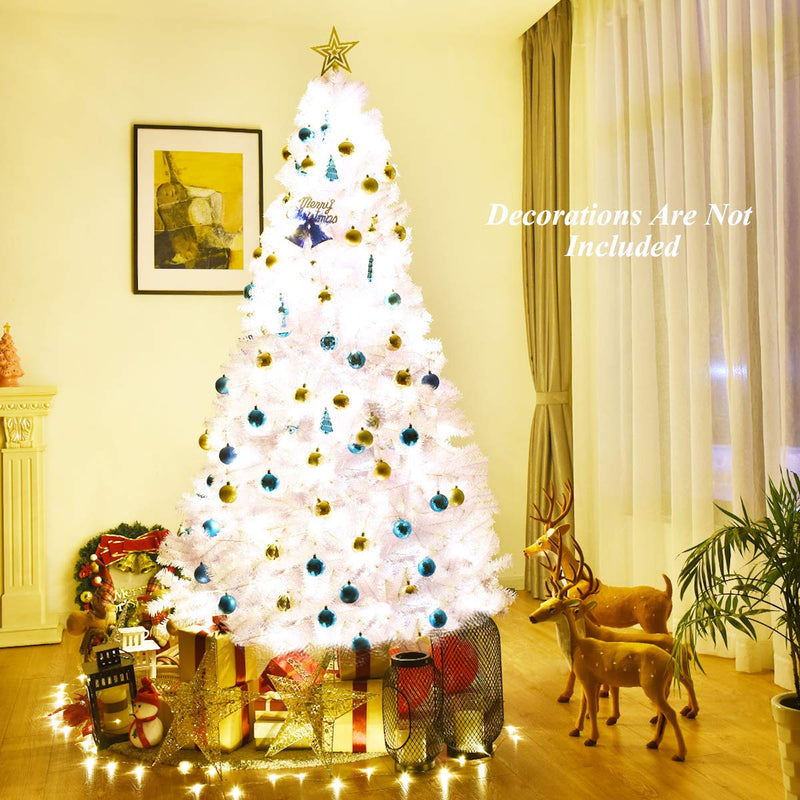 Load image into Gallery viewer, 6ft /7.5ft/9ft White Artificial Christmas Tree - GoplusUS
