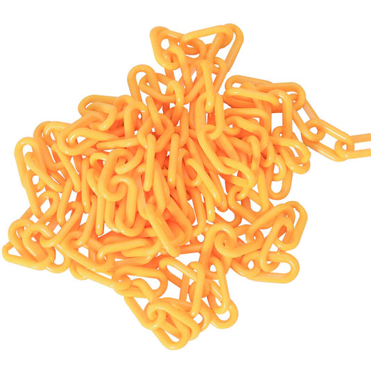 Plastic Chain Safety Barrier 125 FT Plastic Barrier Chain - GoplusUS