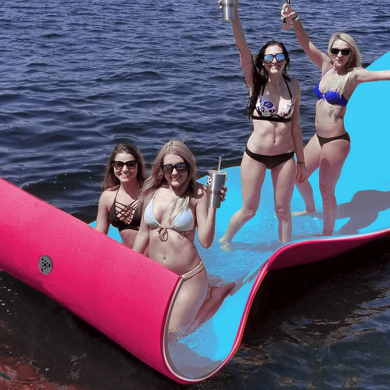 Load image into Gallery viewer, Floating Water Pad Mat, Tear-Resistant XPE Foam (18&#39; x 6&#39; /12&#39; x 6&#39;) - GoplusUS
