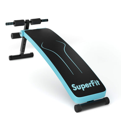 Adjustable Sit Up Bench, Abdominal Training Workout Slant Bench - GoplusUS