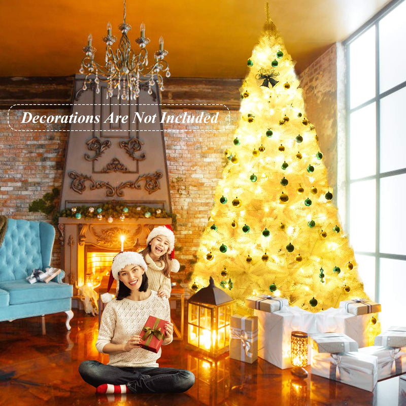 Load image into Gallery viewer, 6ft /7.5ft/9ft White Artificial Christmas Tree - GoplusUS
