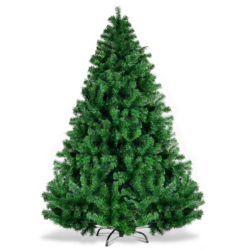 Load image into Gallery viewer, Goplus Artificial Christmas Tree, Unlit Premium Hinged Spruce Xmas Tree with Solid Metal Stand, for Outdoor and Indoor Decor - GoplusUS
