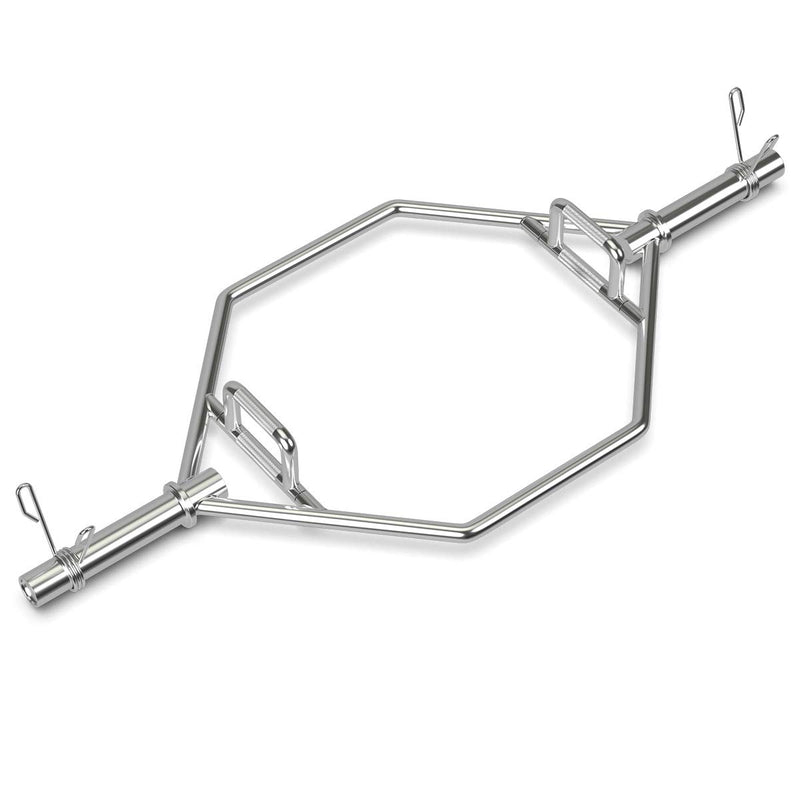 Load image into Gallery viewer, 56&quot; Olympic Hex Bar, Foldable Barbell Trap Bar with Knurled Handles - GoplusUS
