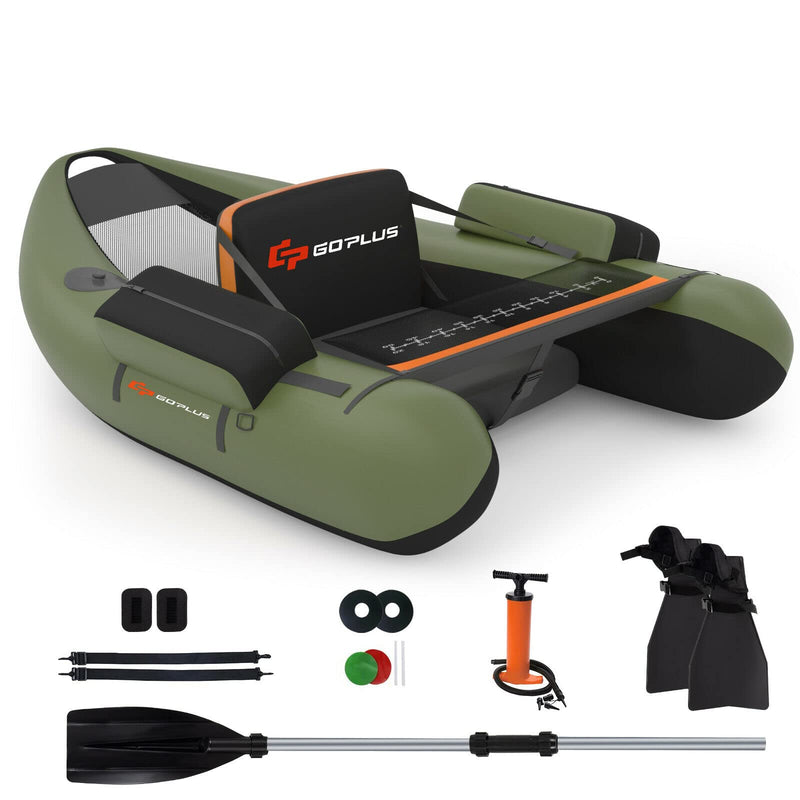 Load image into Gallery viewer, Inflatable Fishing Float Tube, with Storage Pockets - GoplusUS
