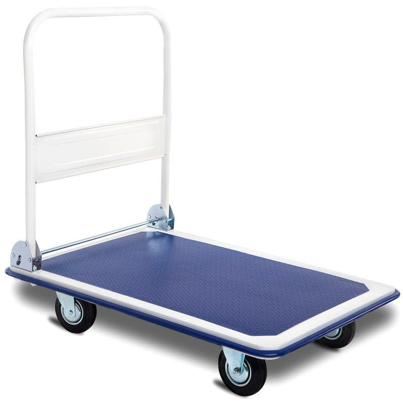 Load image into Gallery viewer, Goplus Folding Platform Cart 660 LBS Rolling Flatbed Cart - GoplusUS

