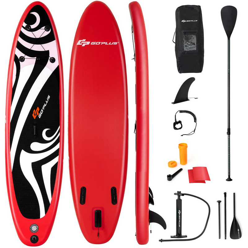 Load image into Gallery viewer, Goplus Inflatable Stand up Paddle Board Surfboard SUP Board with Adjustable Paddle Carry Bag - GoplusUS
