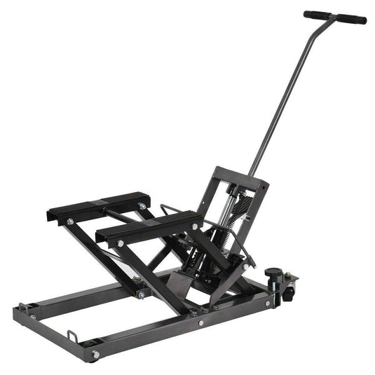 Goplus Motorcycle ATV Hydraulic Scissor Lift Jack Stand Quad Dirt Street Bike Hoist - GoplusUS