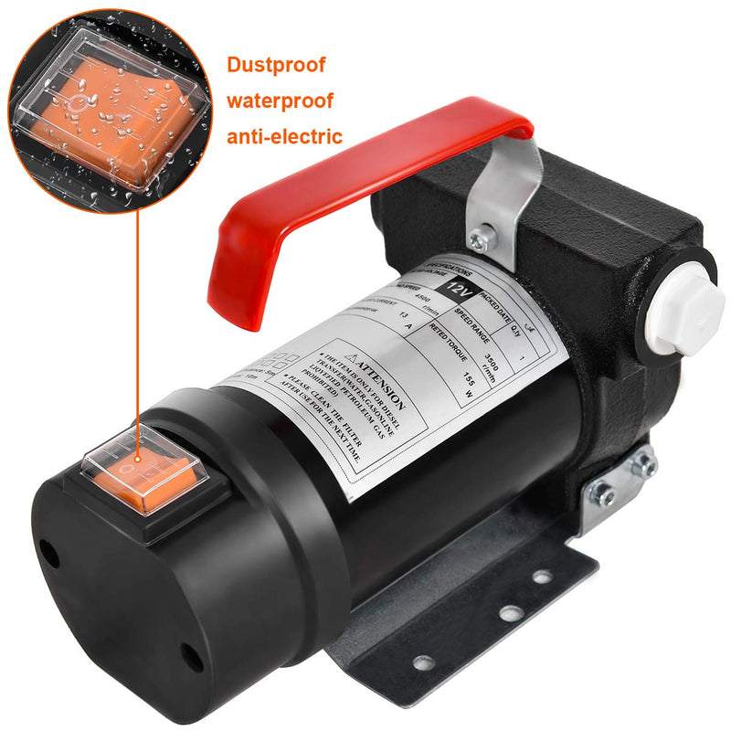 Load image into Gallery viewer, Electric Fuel Pump 12V 10GPM Diesel Bio Kerosene Oil Transfer Extractor - GoplusUS
