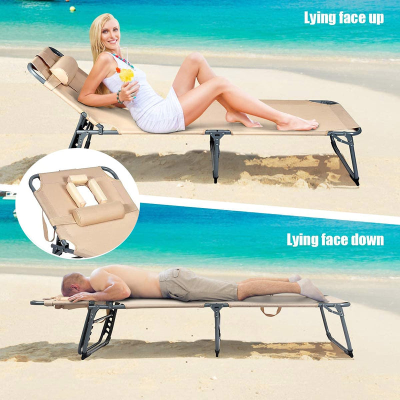 Load image into Gallery viewer, Adjustable Chaise Lounge Chair Recliner - GoplusUS
