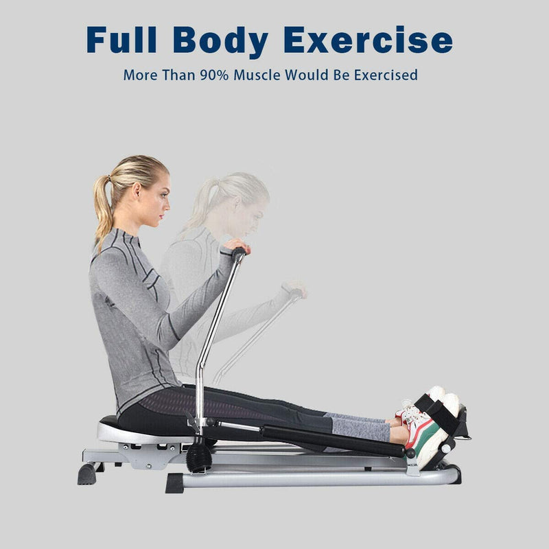 Load image into Gallery viewer, Goplus Hydraulic Rowing Machine Rower with LCD Monitor - GoplusUS
