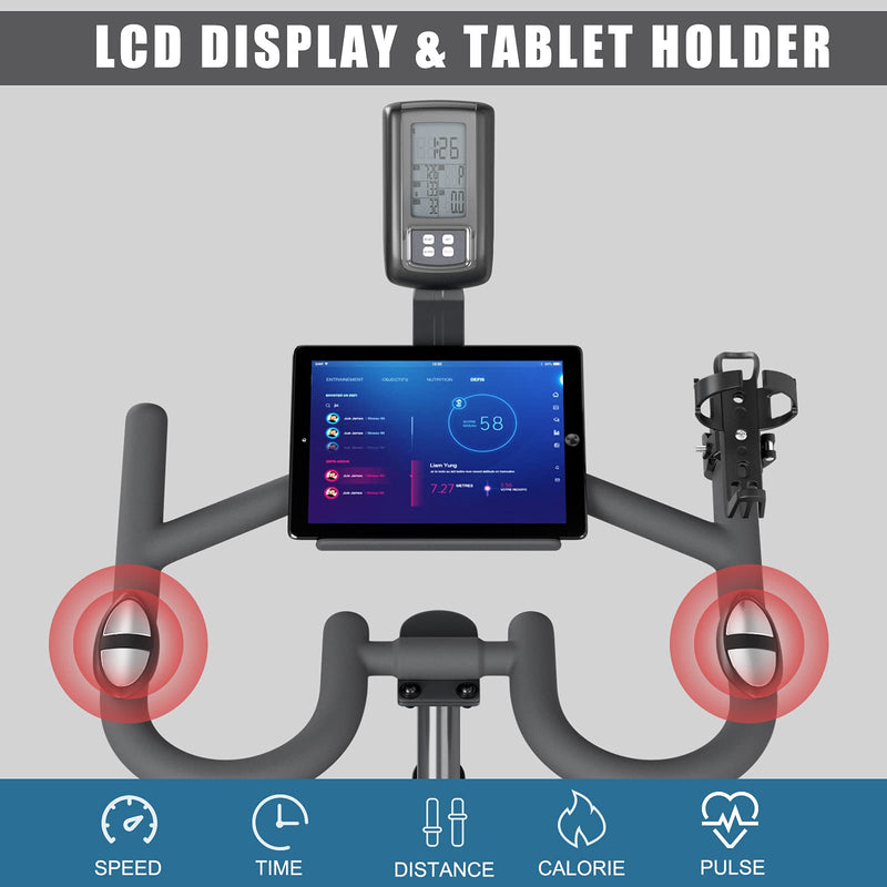 Load image into Gallery viewer, Goplus Magnetic Exercise Bike, Stationary Cycling Bike with Adjustable Seat &amp; Handle - GoplusUS
