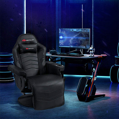 Massage Gaming Chair, Racing Style Gaming Recliner - GoplusUS