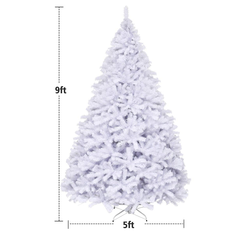 Load image into Gallery viewer, 6ft /7.5ft/9ft White Artificial Christmas Tree - GoplusUS
