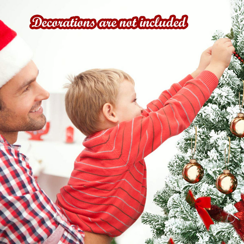 Load image into Gallery viewer, Goplus 4.5FT Snow Flocked Christmas Tree, Artificial Hinged Pine Tree with Premium PVC Needles &amp; Solid Foldable Metal Stand - GoplusUS
