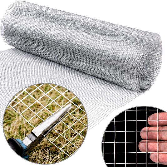48'' x 50' Hardware Cloth Chicken Netting Rabbit Fence Wire Window - GoplusUS