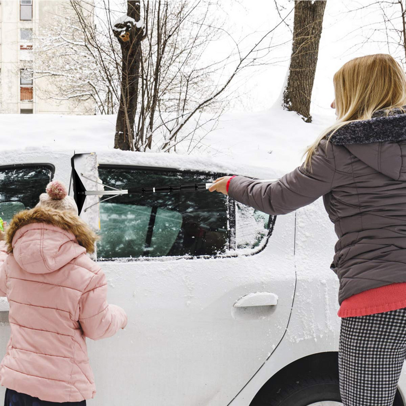 Load image into Gallery viewer, Goplus Roof Snow Rake, Large Blade 21ft Extension Light Weight Aluminum Rake - GoplusUS
