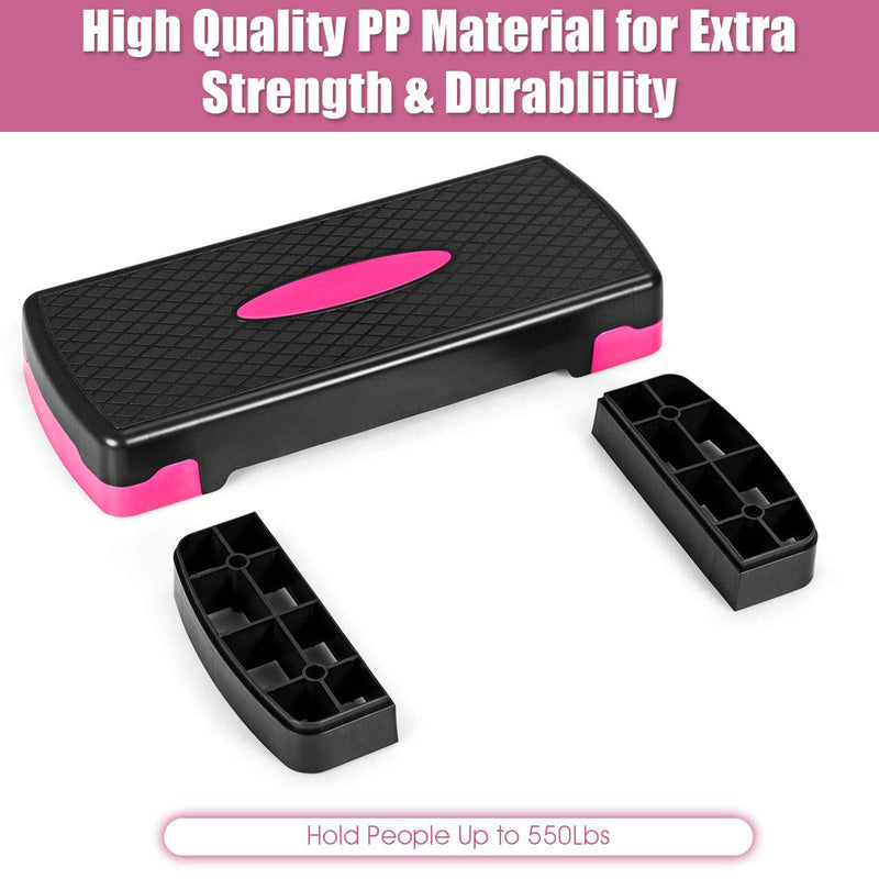 Load image into Gallery viewer, Step Platform, 26&quot; Adjustable Aerobic Exercise Step Deck
