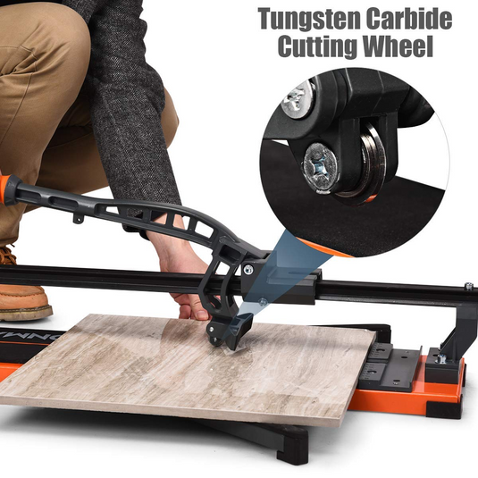 Goplus 36-Inch Manual Tile Cutter, Professional Tile Cutter with Tungsten Carbide Cutting Wheel - GoplusUS