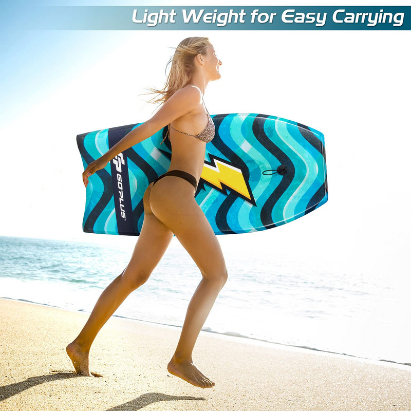 Load image into Gallery viewer, Goplus Super Lightweight Bodyboard, 37-41'' Body Board with EPS Core, XPE Deck - GoplusUS
