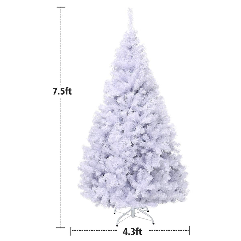 Load image into Gallery viewer, 6ft /7.5ft/9ft White Artificial Christmas Tree - GoplusUS

