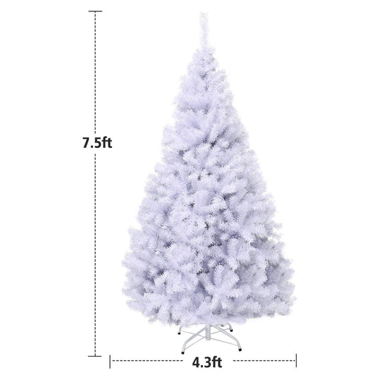 6ft /7.5ft/9ft White Artificial Christmas Tree - GoplusUS
