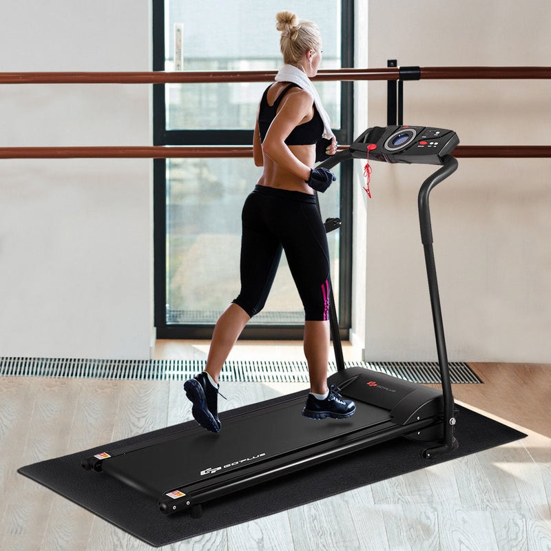 Load image into Gallery viewer, Thicken Treadmill Mat for Hardwood Floors High Density Waterproof PVC - Goplus
