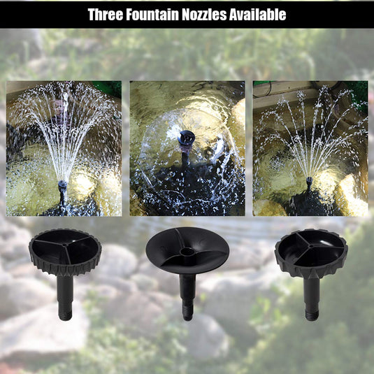 4 in 1 Pond Filter Pump, 660 GPH Fountain Pump w/ 9-Watt Sterilizer and Fountain Jet - GoplusUS