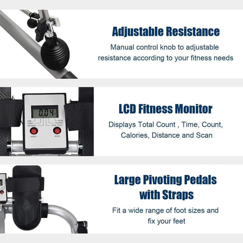 Load image into Gallery viewer, Goplus Hydraulic Rowing Machine Rower with LCD Monitor - GoplusUS
