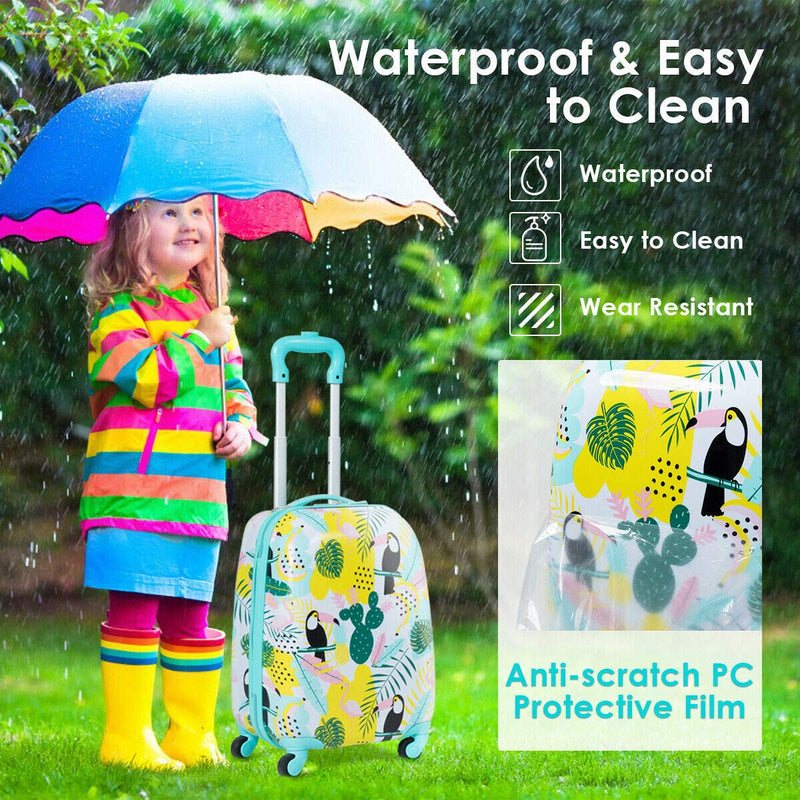 Load image into Gallery viewer, 2PC Kids Luggage, 12&quot; &amp; 16&quot; Kids Carry On Luggage Set - GoplusUS
