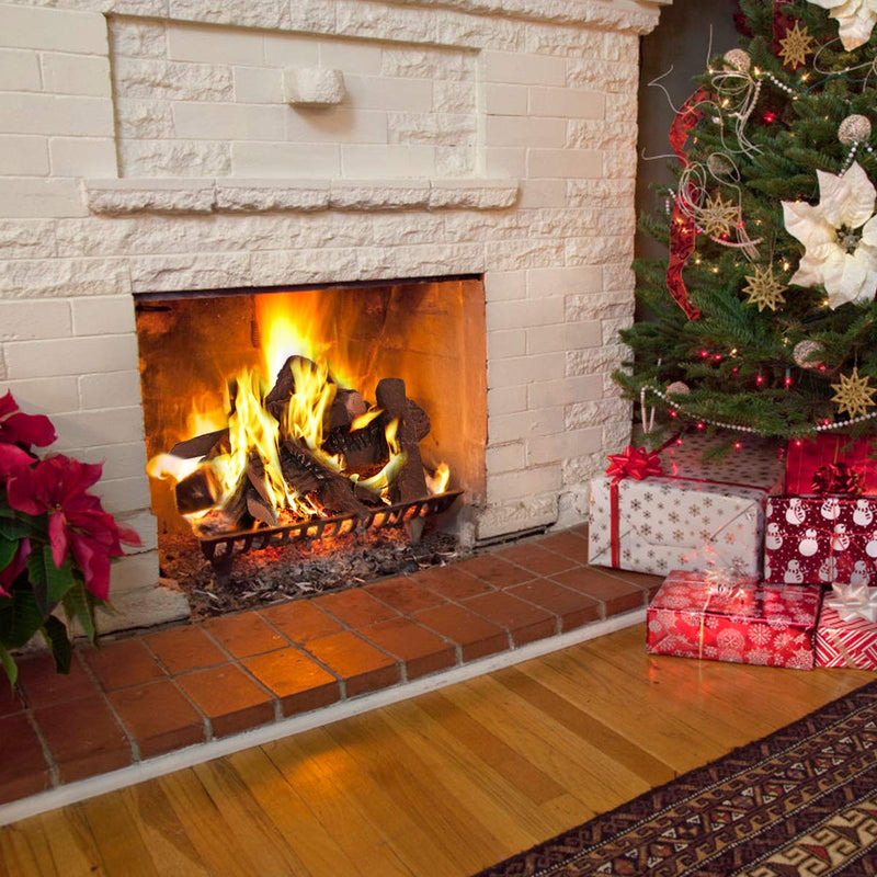 Load image into Gallery viewer, Ceramic Wood Gas Fireplace Log Set for Ventless (9 PCS/10 PCS) - GoplusUS
