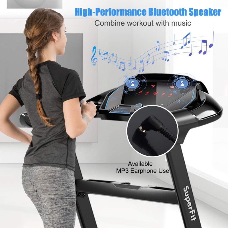 Load image into Gallery viewer, Folding Treadmill, Superfit Electric Portable Treadmill - GoplusUS
