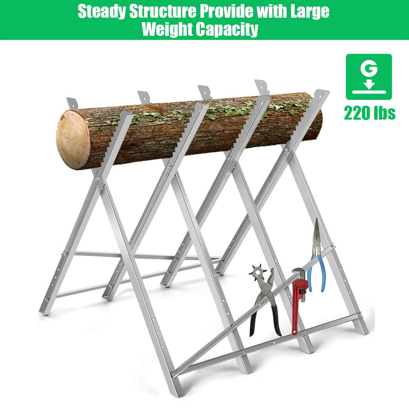 Load image into Gallery viewer, Portable Folding Sawhorse
