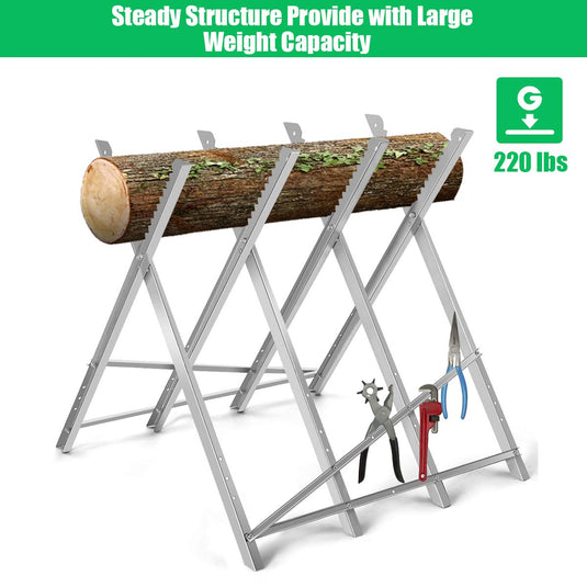 Portable Folding Sawhorse