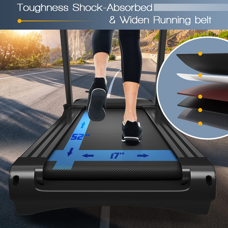 Load image into Gallery viewer, Goplus 3.75HP Folding Treadmill with Incline, Electric Superfit Treadmill w/App Control, 12 Preset &amp; 3 Custom Programs - GoplusUS
